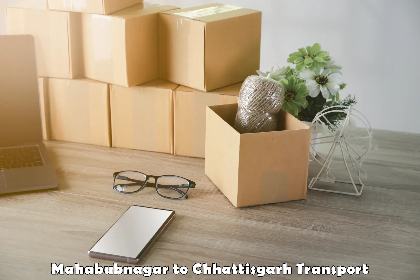 Pick up transport service Mahabubnagar to Chhattisgarh