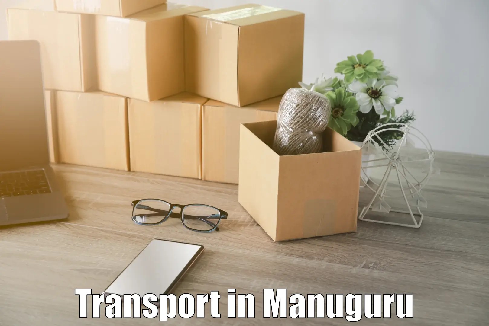 Interstate goods transport in Manuguru