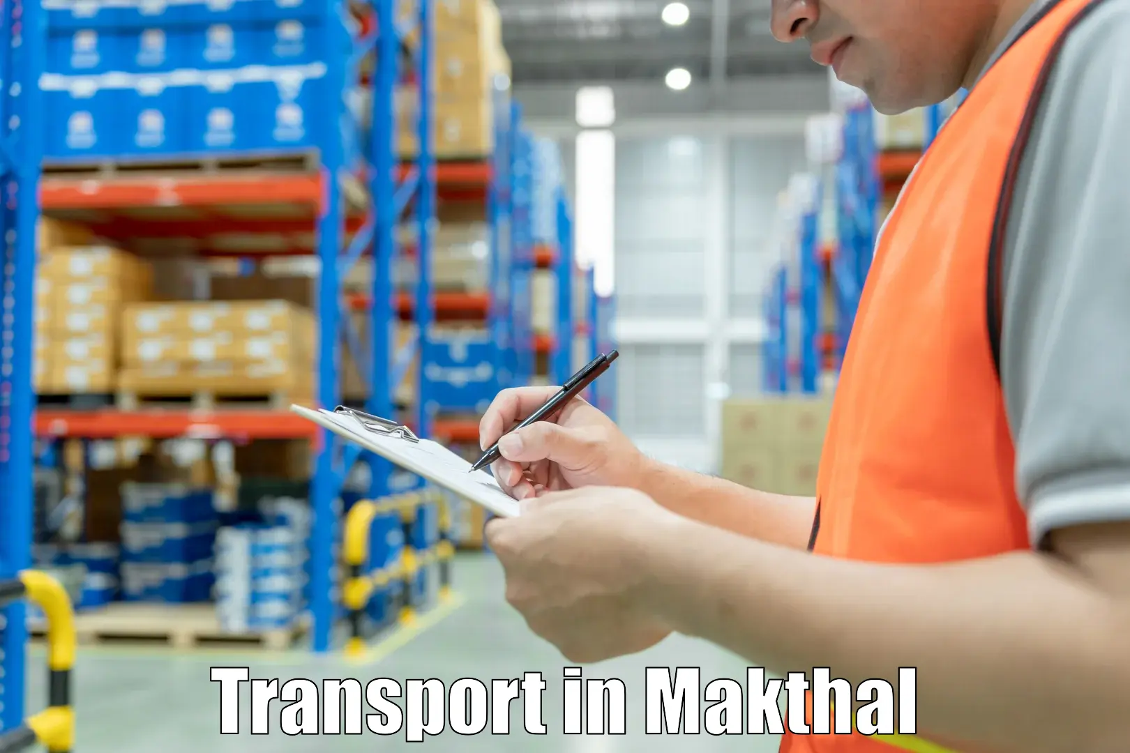 Road transport online services in Makthal
